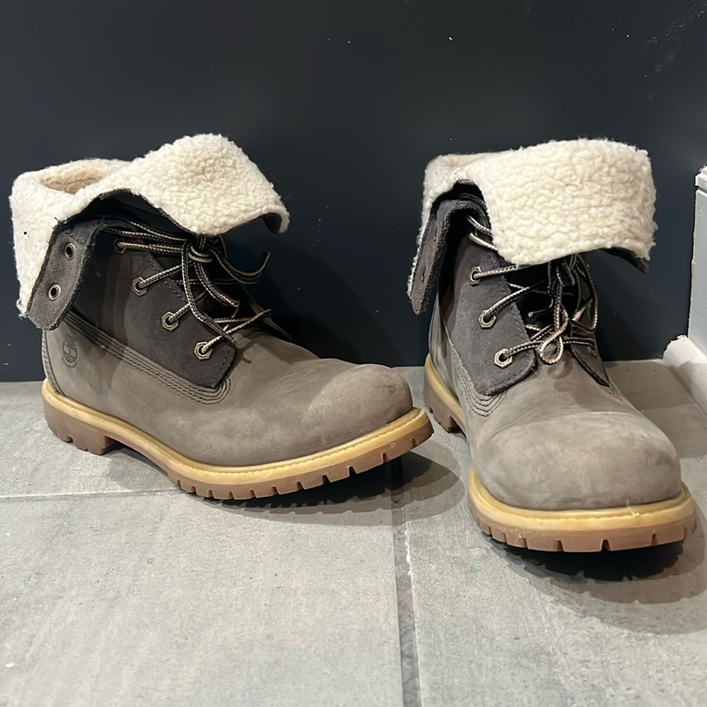 Timberland Teddy Fleece Fold Down Boots